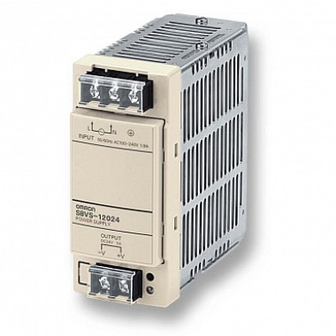 Импульсный блок питания серии S8VS, мощность 120 Вт, выход напряж 24 V DC, монтаж на винт, S8VS-1202