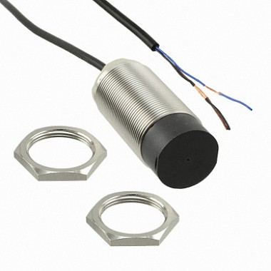 E2B-M30KN20-WP-B1 2M OMI - Датчик индуктивный M30, латунь никелированная, короткий корпус, незаподли