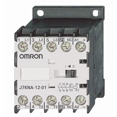 J7KNA-12-01 24 - Миниконтактор для двигателей серии J7KNA, ток двигателя 12 А, 0 NO 1 NC, напряжение
