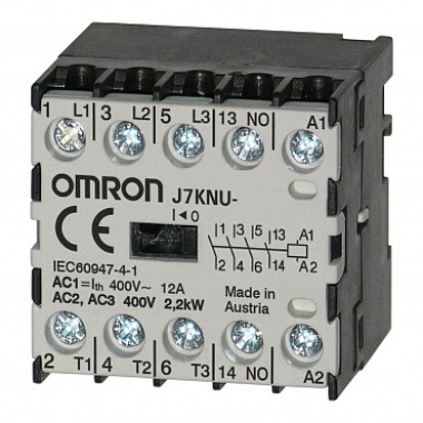 Микроконтактор серии J7KNU, 5 А, АС3 400 В˜, 1NC, напряжение катушки 110 B= J7KNU-05-01 110D