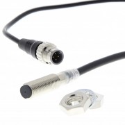 E2E-X3B1T8-M1TJ 0.3M OMS - Датчик индуктивный, нерж. сталь, короткий корпус, M8, заподлицо, 3 мм, DC