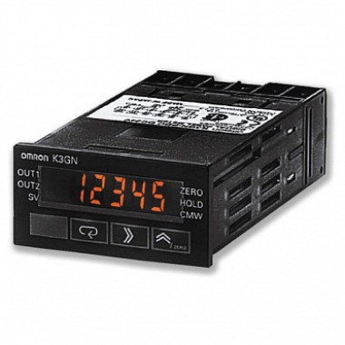 K3GN-PDT2 24VDC - Цифровой панельный индикатор-измеритель серии K3GN, входной сигнал - постоянный то