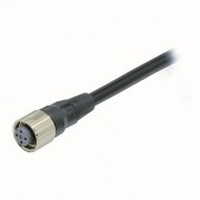 Кабель датчика с гнездом M12 Smartclick, прямое, 4-пров., 5м, IP67, IP69K, маслостойкий XS5F-D421-G8