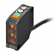 Датчик фотоэлектрический прямоугольный, красн. LED,дифф., 2.5м, PNP, E3JK-DP11 2M OMI