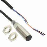 E2B-M12KS04-WP-B1 2M OMI - Датчик индуктивный M12, латунь никелированная, короткий корпус, заподлицо