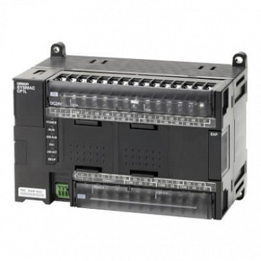 Промышленный контроллер PLC (ПЛК) CP1L, 24 вх., 16 вых, питание 24В, Ethernet, CP1L-EM40DR-D