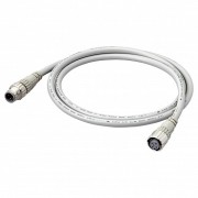 Кабель датчика штекер M12 прямой/гнездо M12 прямое, Smartclick, 4-пров., 2м, огнестойкий, изгибостой