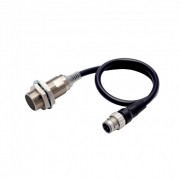 E2E-X8B1T18-M1TJ 0.3M OMS - Датчик индуктивный, латунь никелир., короткий корпус, M18, заподлицо, 8