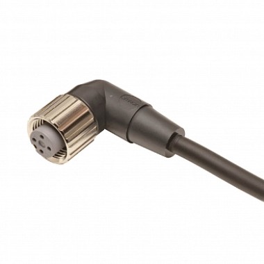Кабель с гнездом M12, 3-пров., угловое, ПВХ, 5м XS2F-M12PVC3A5M