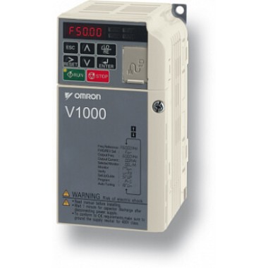 Частотный преобразователь V1000, 3~400VAC, 5.5/7.5кВт, 14.8/17.5А, VZA45P5EAB
