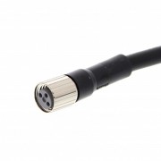 Кабель с гнездом M8 3-pin, прямое, PUR, 10м XS3F-M8PUR3S10M