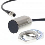 E2E-X22B1T30-M1TJ 0.3M OMS - Датчик индуктивный, латунь никелир., короткий корпус, M30, заподлицо, 2