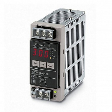 Импульсный блок питания серии S8VS, мощность 120 Вт, выходное напряжение 24 V DC, S8VS-12024BP