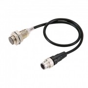 E2E-X12B1T18-M1TJ 0.3M OMS - Датчик индуктивный, латунь никелир., короткий корпус, M18, заподлицо, 1