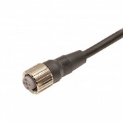 Кабель с гнездом M12, 4-пров., прямое, PUR, 10м XS2F-M12PUR4S10M