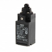 D4N-1232 - Концевой выключатель безопасности, Приподнятый шток с роликом, 2NC (мгновенного-действия)