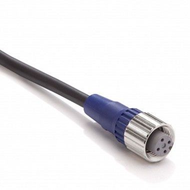 Кабель с гнездом M12 Lite, 3-пров., прямое, ПВХ, 5м XS2F-LM12PVC3S5M