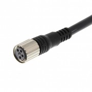 Кабель с гнездом M8 4-pin, прямое, ПВХ, 2м XS3F-M421-402-A