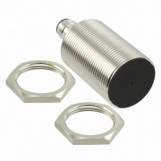 E2B-M30KS15-M1-B1 OMI - Датчик индуктивный M30, латунь никелированная, короткий корпус, заподлицо, 1
