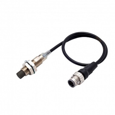 E2E-X8MB1T12-M1TJ 0.3M OMS - Датчик индуктивный, латунь никелир., короткий корпус, M12, незаподлицо,