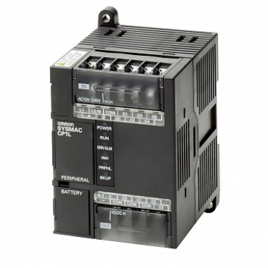 Промышленный контроллер PLC (ПЛК) CP1L, 6 вх., 4 вых, пит 24 В, CP1L-L10DR-D