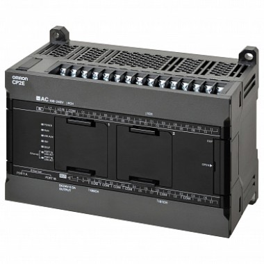Промышленный контроллер PLC (ПЛК) CP2E-N, 24 вх., 16 вых, питание 24 В, Ethernet, CP2E-N40DR-D