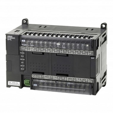 Промышленный контроллер PLC (ПЛК) CP1L, 24 вх., 16 вых., питание 24В, Ethernet, CP1L-EM40DT-D