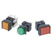 A16L-AG - Кнопка для кнопочных переключателей серии A16, IP40, с подсветкой, квадратной формы