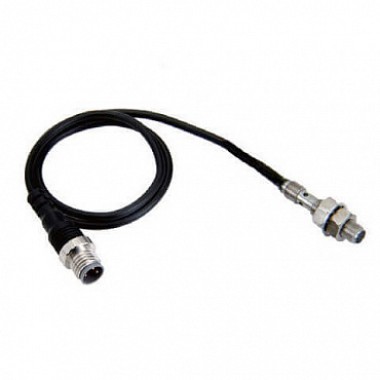 Индуктивный датчик, M5, экранированный, 1.2мм, DC, 3-wire, Pig-Tail, PNP NO E2E-S05S12-CJ-B1 0.3M OM