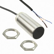 E2B-M30LS15-WP-B1 2M OMI - Датчик индуктивный M30, латунь никелированная, стандартный корпус, заподл