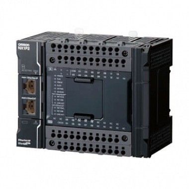 Промышленный контроллер PLC (ПЛК) NX1P, 1 Мб пам прогр, 2 Мб пам дан, 14 вх/10 вых, NX1P2-9B24DT1