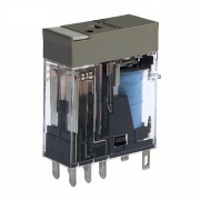 Реле серии G2RS, двухполюсное, светодиодный индикатор, напряжение пит.24V DC,ток 5A G2R-2-SN 24DC(S)