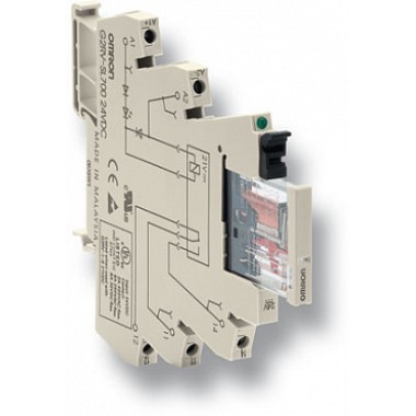 Реле 6 мм серии G2RV, винтовые клеммы, напряжение питания 230 V AC, ток 6 A G2RV-SL700 AC230