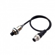 E2E-X10MB1T12-M1TJ 0.3M OMS - Датчик индуктивный, латунь никелир., короткий корпус, M12, незаподлицо