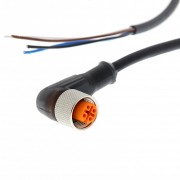 кабель датчика M12 PUR 4 pin угловой 10 м - Lumberg Y92E-M12PUR4A10M-L