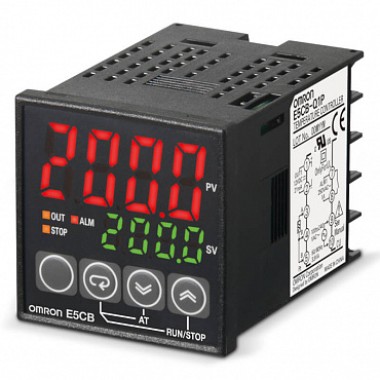Регулятор температуры цифр/сер. E5CB,рел/вых/(250V AC,3A),вх/для термопар.типа K E5CB-R1TC AC100-240