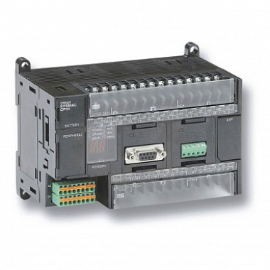 Промышленный контроллер PLC (ПЛК) CP1H, 24 вх., 16 вых, пит. 24VDC, 4 ан вх. 2 ан вых, CP1H-XA40D
