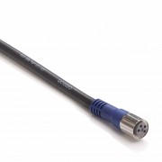 Кабель с гнездом M8 4-pin, прямое, ПВХ, 2м, basic line XS3F-LM8PVC4S2M