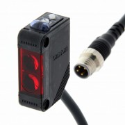 Датчик фотоэлектрический прямоуг. E3Z, рефлекторный MSR, 4м, PNP, кабель 0.3м, E3Z-R81-M3J 0.3M OMS