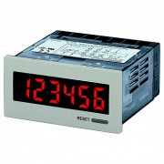 Накопительный счетчик серии H7HP, дисплей на 8 цифр, напряжение питания 12..24 V DC, корпус светло-с