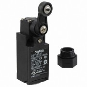 D4N-4120 - Концевой выключатель безопасности, Рычаг с роликом (пластмассовый рычаг, пластмассовый ро