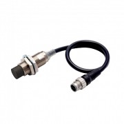 E2E-X16MB1T18-M1TJ 0.3M OMS - Датчик индуктивный, латунь никелир., короткий корпус, M18, незаподлицо