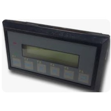 Программируемый терминал (HMI), монохромный LCD, 2 строки х 16 символов, часы, 6 функц. клавиш, порт