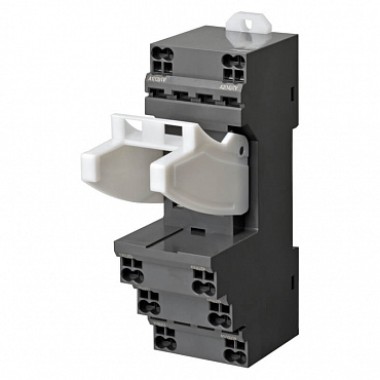 Колодка для реле MY, 8-pin (2 группы контактов), клеммы Push-in Plus PYF-08-PU BY OMB