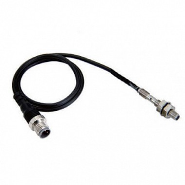 Индуктивный датчик, M4, экранированный, 0.8мм, DC, 3-wire, Pig-Tail, PNP NO E2E-S04SR8-CJ-B1 0.3M OM