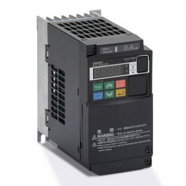Частотный преобразователь MX2, 0.4/0.55кВт, 3.0/3.5А, (1x200В), 3G3MX2-AB004-E CHN