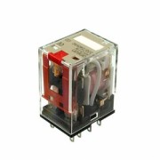 Реле серии MY-S, форма контактов DPDT, со светодиодным индикатором и блокир.MY2IN 220/240AC (S)