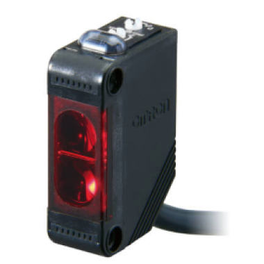 Датчик фотоэлектрический  прямоуг.,E3Z, рефлекторный MSR, 4м, PNP, E3Z-R81-IL2 2M OMS