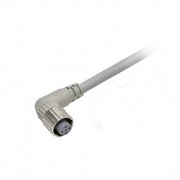 Кабель датчика с гнездом M12 Smartclick, угловое, 4-пров., 5м, огнестойкий, изгибостойкий(робототехн