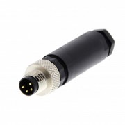 Разъем датчика, штекер M8 4 pin, прямой, PVC - Hirschmann Y92E-MM08PVC4Sconf-L